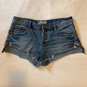 Free People Jean shorts